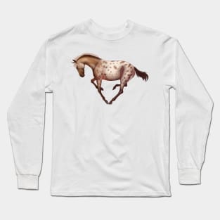 Brown Leopard Appaloosa Horse Rdr2 Long Sleeve T-Shirt